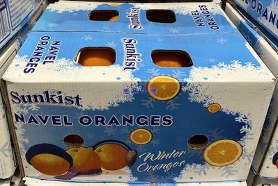 美兒小舖COSTCO好市多代購～美國加州 香吉士甜橙(4.5kg/箱)當季鮮採商品