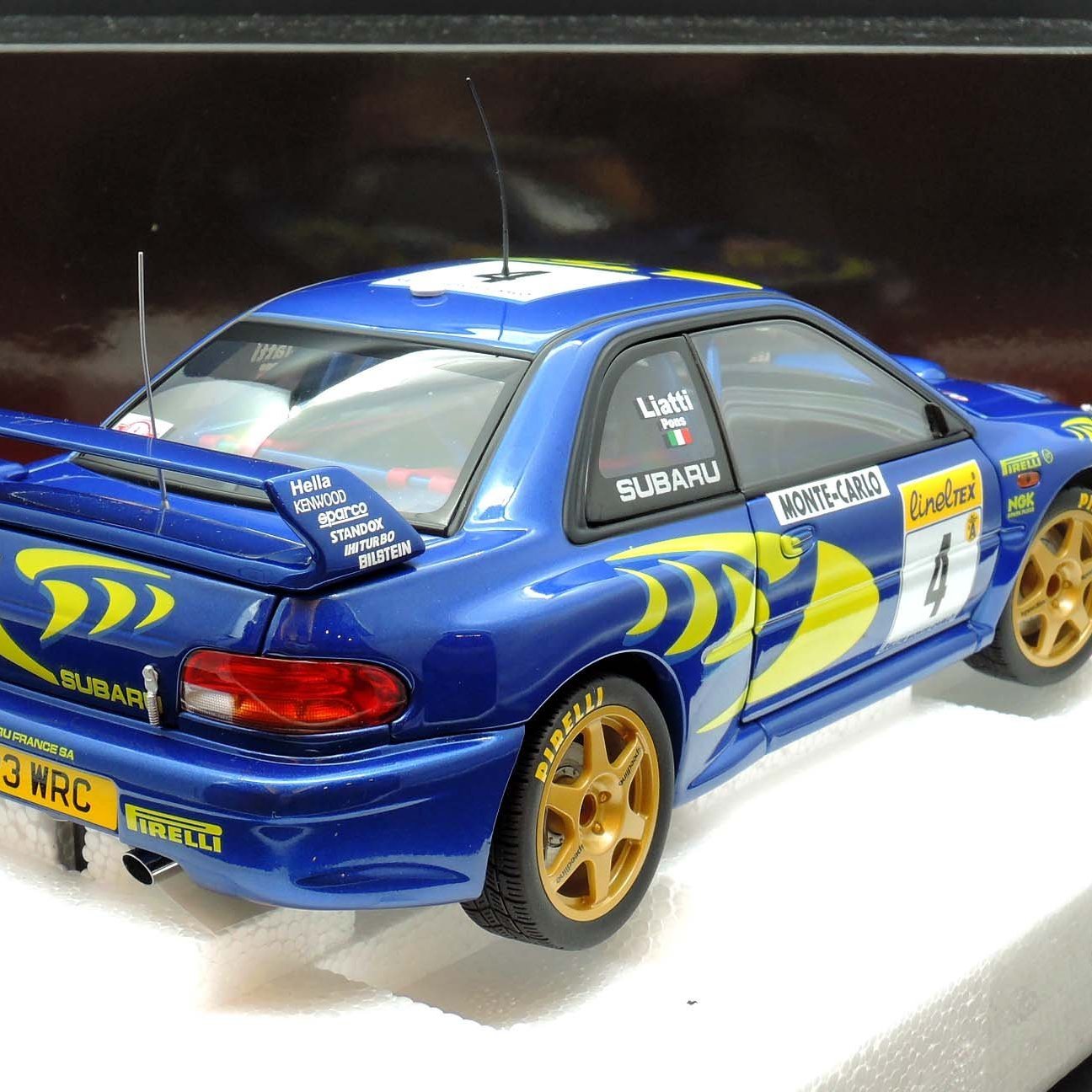 M.A.S.H】現貨特價Autoart 1/18 Subaru Impreza WRC 1997 #4 合金全可