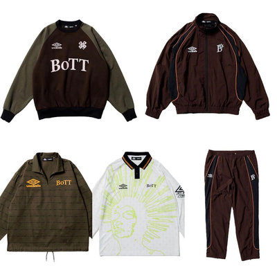 Umbro × BoTT × BEAMS T 日本限定 限量聯名系列 長袖上衣 外套 長褲 運動衫 Polo衫。太陽選物社