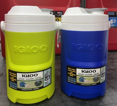 4/24前 2023年新色 IGLOO 運動保冷桶 冰桶 0.5加侖/個 2色可選