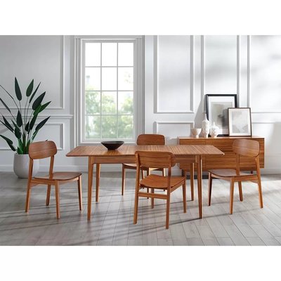 💓好市多代購/可協助售後/貴了退雙倍💓 Greenington 天然竹製餐桌椅 5件組 可延伸寬度138~183公分
