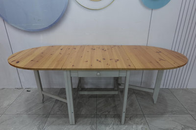 樹林二手家具 推薦-IKEA 宜家 摺疊 收納 餐桌 飯桌 伸縮 邊桌 抽屜 折疊 延伸 林口 淡水 蘆洲 傢俱 避風港
