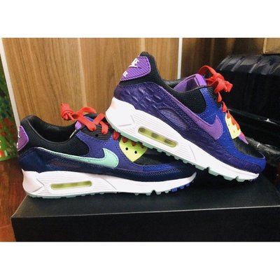【正品】現貨 耐克Nike Air Max 90 QS Violet Blend 紫黑 籃球 CZ5588-001慢跑鞋