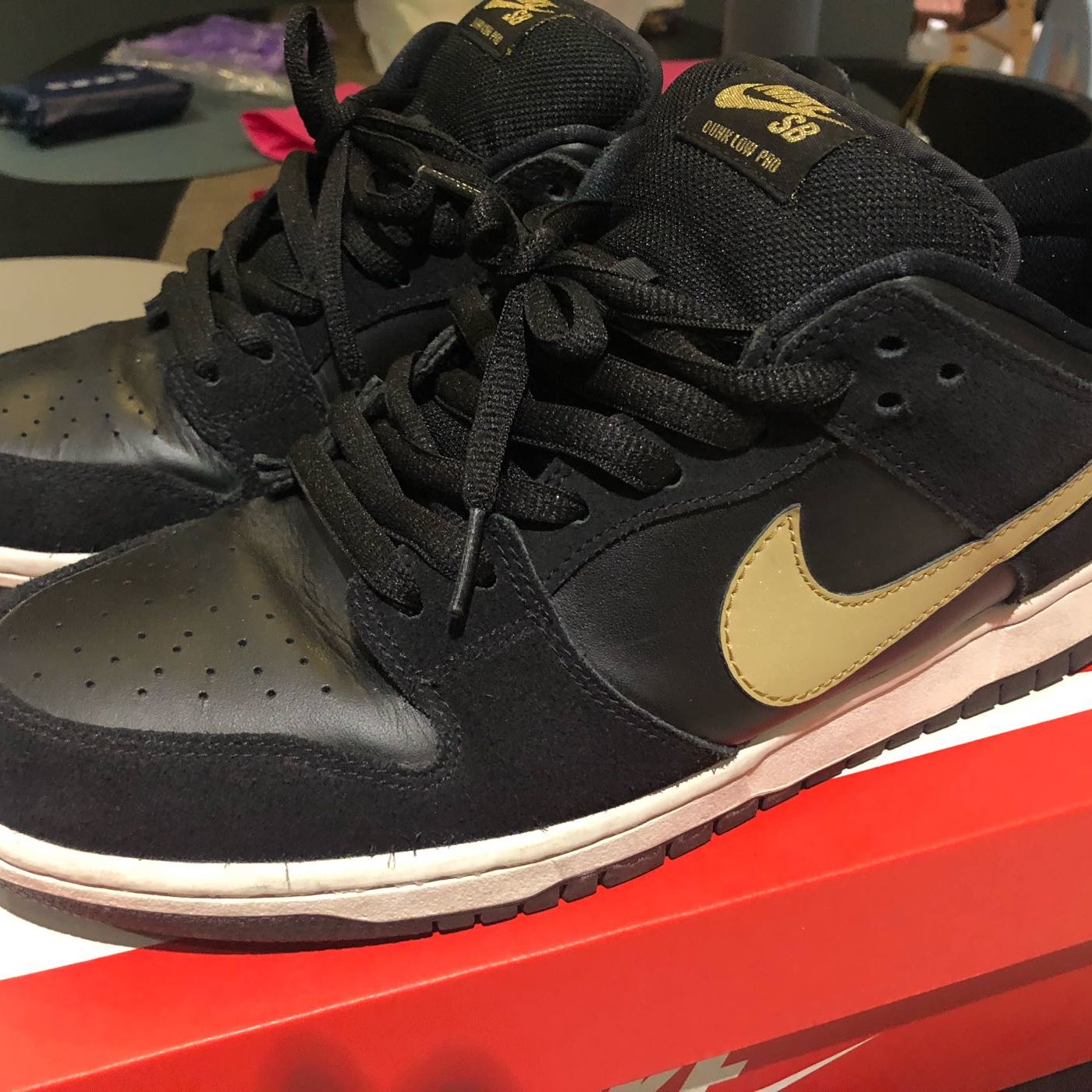 大腳專區NIKE SB DUNK LOW PRO Takashi 黑金BQ6817-002