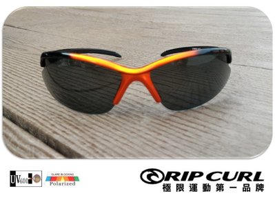 RIPCURL 寶麗萊 偏光太陽眼鏡 抗UV 機車 重機 自行車 登山 路跑 釣魚 運動系列 漸層黑橘