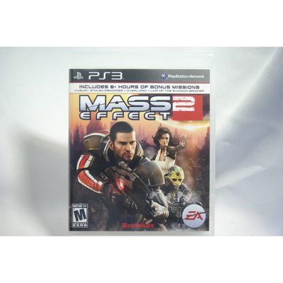 [耀西]二手 美版 SONY PS3 質量效應 2 Mass Effect 2 含稅附發票