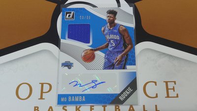 2018-19 NBA PANINI DONRUSS MO BAMBA 新人球衣簽名卡(59/99)(限量99張)