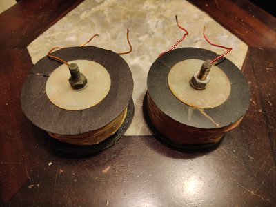 (老高巴萊)從tannoy arden15吋同軸喇叭分音板拆下的3mH電感一對