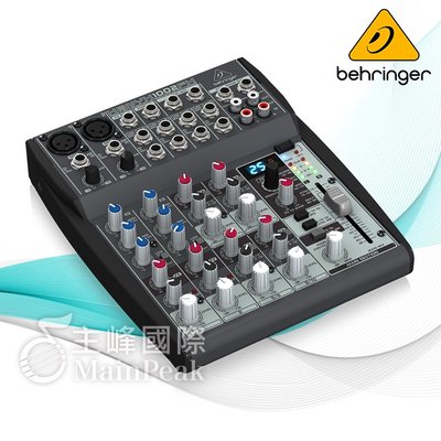 【恩心樂器】公司貨 德國 Behringer 耳朵牌 XENYX 1002FX 10軌混音器 百靈達 宅錄 擴大機