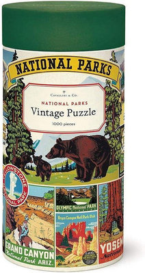 美國Cavallini Papers & Co. 國家公園 1,000 片拼圖National Parks