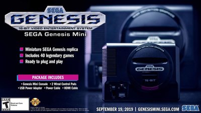 SEGA Genesis Mini 復古迷你主機 (Mega Drive Mini 美版)