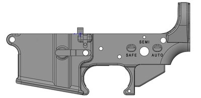 【BCS武器空間】GHK M4零件 M4-下槍身-ZGHKM4-19