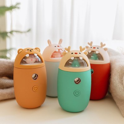 創意聖誕暖手寶加濕器 水氧機 香薰機 香氛機 充電式USB迷你快熱防爆便攜補水儀暖寶寶