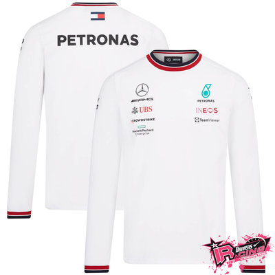 ♚賽車手的試衣間♚ Mercedes AMG Petronas F1 2022 Team 長袖 上衣 白色