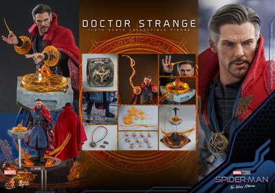 全新 Hot Toys MMS629 1/6 蜘蛛人 無家日 奇異博士 Doctor Strange