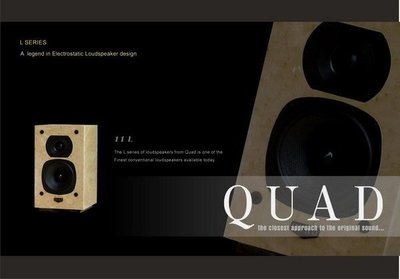 【夢幻音響科技】英國 QUAD 11L書架型喇叭 Best Buy「最超值產品」大獎特價回饋中