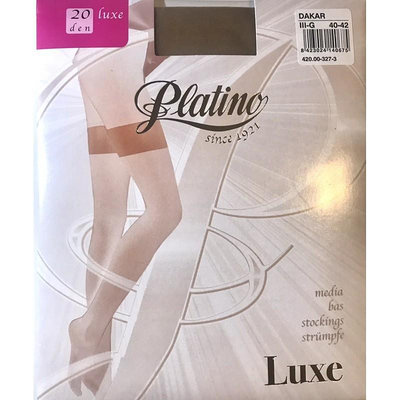 歐洲絲襪 Platino Luxe 麗緻光澤大腿襪 需搭配大腿吊帶