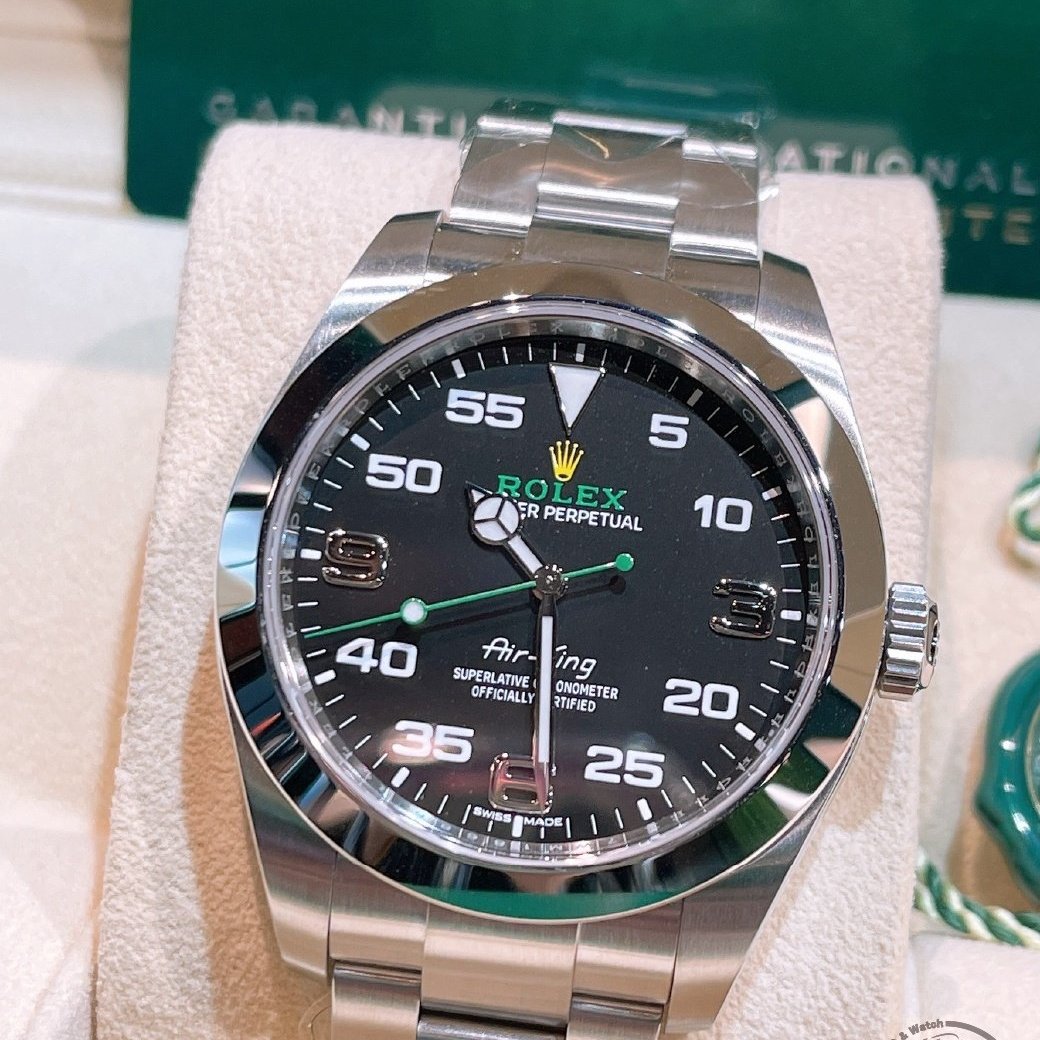 Ｑ小姐的玩錶瘋】ROLEX AIR KING👑 空中霸王116900🔺2023保卡｜全新品 