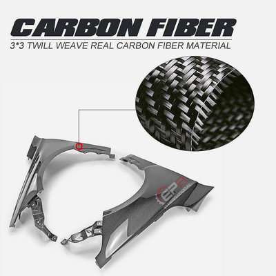 適用本田Civic Type R FL5碳纖維改裝 原廠前葉子板 OE頭沙板替換--請議價
