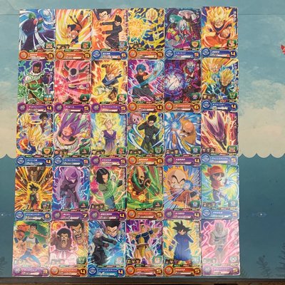 七龍珠英雄 第10彈 ㄧ星 普通卡 全套30張合售 如圖所示