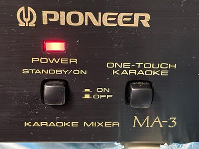 PIONEER MA-3 卡拉OK 混音器/數位迴聲 日本製