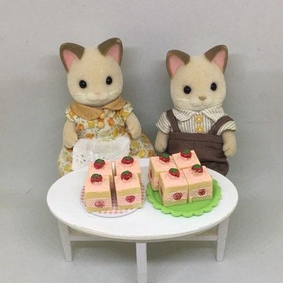 鮮奶油草莓布丁蛋糕森林家族 ob11娃娃屋場景配件低消看說明（2個價格不含其他物品）