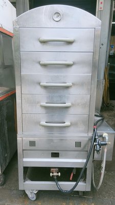南門餐廚設備拍賣二手自動自動加水6層蒸箱