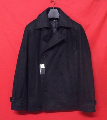 【YES JAPAN】日本名牌SUGGESTION 頂級雙排扣紳士鋪綿窄版混羊毛短大衣