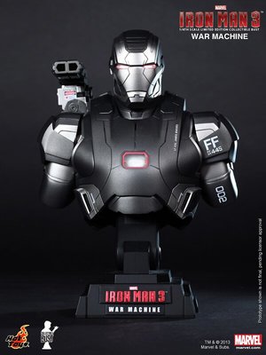 金錢貓雜貨 全新 Hot Toys HTB10 1/4 鋼鐵人 Iron Man 戰爭機器 半胸像