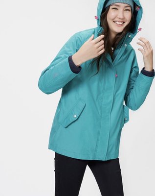 Miolla 英國品牌Joules 霧深藍/水綠色3in1搖粒絨印花兩件式長袖內層防風防水外套