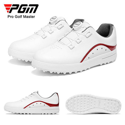 高爾夫球鞋 高爾夫鞋 運動鞋 PGM 高爾夫球鞋女士 旋扣/鞋帶款防水超纖炫彩亮片星星golf運動