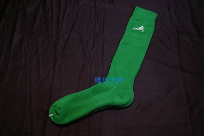 棒球世界 全新Dragonfly藍蜻蜓成人用球襪 特價 綠色