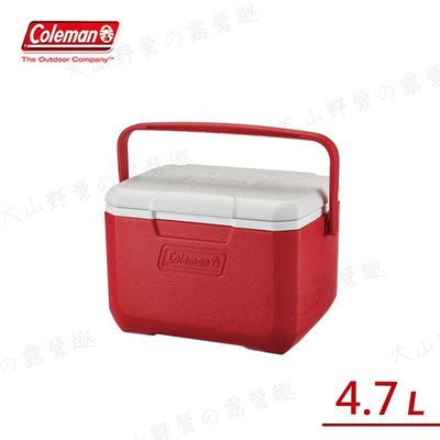 【大山野營】Coleman CM-33010 Take 紅冰箱 保冰桶 手提冰桶 露營冰桶 行動冰箱 露營