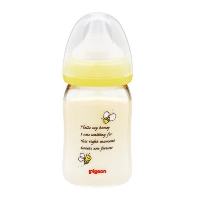 瘋狂寶寶** 貝親 寬口母乳實感PPSU甜蜜蜜蜂奶瓶160ml(P00324)
