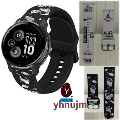 Garmin venu 2 plus 智能手錶矽膠錶帶 garmin venu smartwatch 替換錶帶皮帶