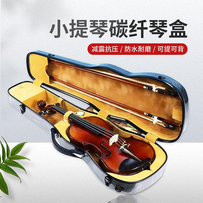 琴包民間藝人小提琴琴盒子包背包碳纖維玻璃鋼輕便提琴箱碳素雙肩琴盒背包