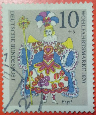 德國郵票舊票套票 1970 Christmas 1970