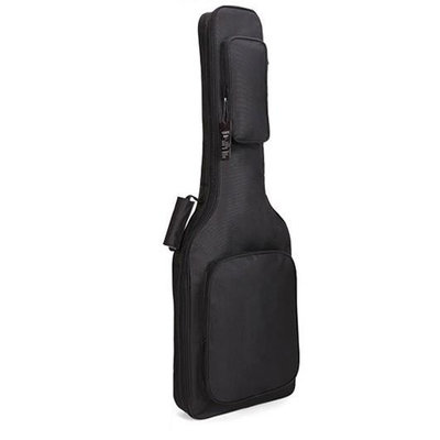 【老羊樂器店】開發票 電吉他袋 電貝斯袋 加厚 防水牛津布 雙背 黑色 BASS袋
