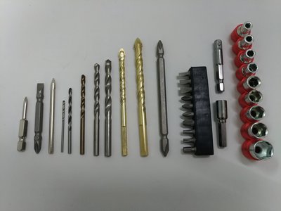 16.8v~25v電鑽用工具組 螺絲起子/套筒工具組/鑽頭