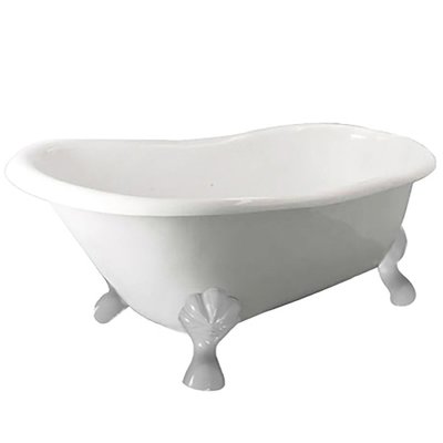 I-HOME 台製 浴缸 A1型白腳(160cm) 獨立浴缸 壓克力缸 空缸 泡澡保溫 浴缸龍頭需另購