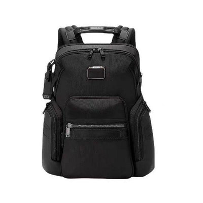 新款熱銷 TUMI 黑色 232793D 雙肩後背包 加厚防水尼龍 背面可插行李箱 獨立筆電夾層 耐磨 商務 休閒 大容量 限量優惠