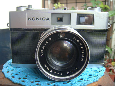 二手品＼早期相機  KONICA    auto   S1.6    1:1.6   f=45 mm     JAPAN      零件機