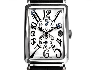 Franck Muller 法蘭克穆勒 1200 MB 型18K白金三地時間腕錶