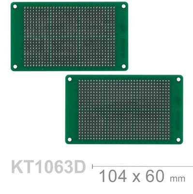 『聯騰．堃喬』KT-1063D 104 x 60 mm 雙面 32 x 21 孔 FRP  PCB板 萬用電路板