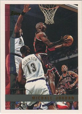 飛人 Michael Jordan 1997-98 Topps #123 球卡
