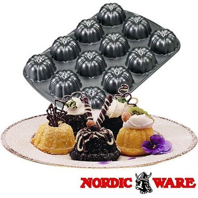 ☆【阿肥】☆ 全新 Nordic Ware 諾迪威 邦特布朗尼烤盤 12格 Chocolate brownie