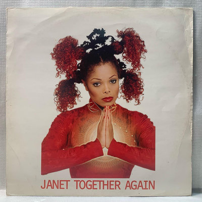 美國R&B天后-珍娜傑克森-再聚首-二手混音單曲黑膠唱片 (英國版）Janet Jackson - Together Again Maxi-Single