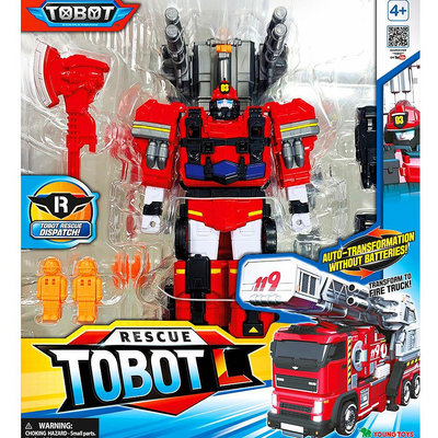 【HAHA小站】特價YT01153 NEW TOBOT L 消防車 機器戰士 韓國熱門 汽車變形機器人 機器人玩具 生日禮物