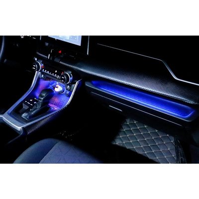 福斯手機支架 車用支架 Toyota RAV4 5代 2019-2022 中控儀表臺 氛圍燈 氣氛燈  藍色 五代
