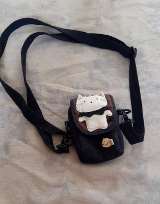 【紫晶小棧】小貓 相機包 手機包 斜背包 側背包 休閒 零錢包 收納小物 化妝包 整理